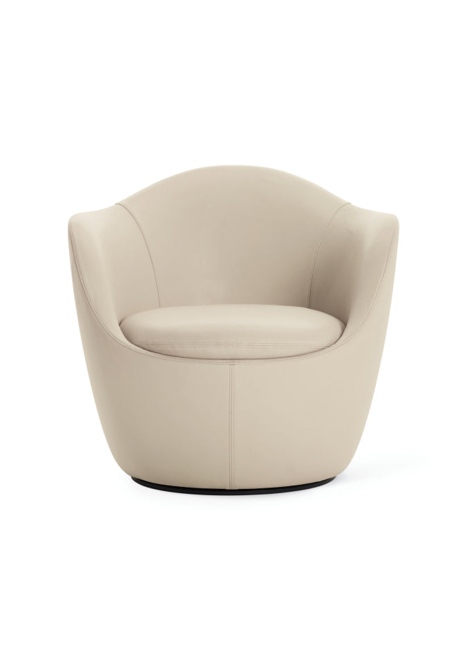 Lina Swivel Chair — Cream