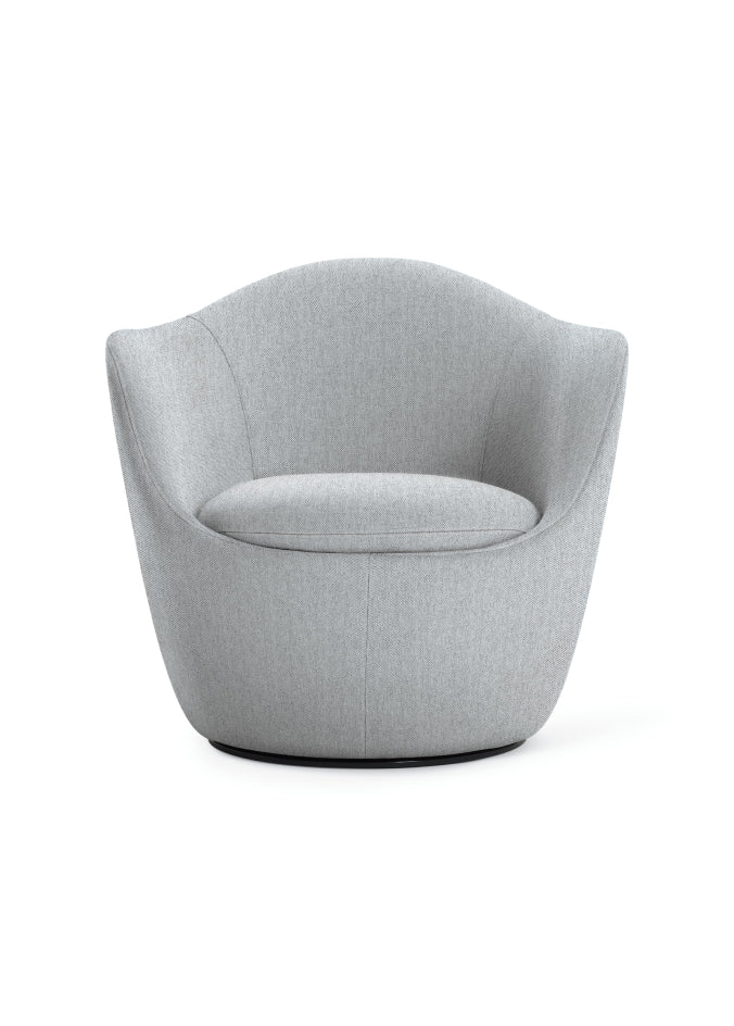 Lina Swivel Chair — Grey